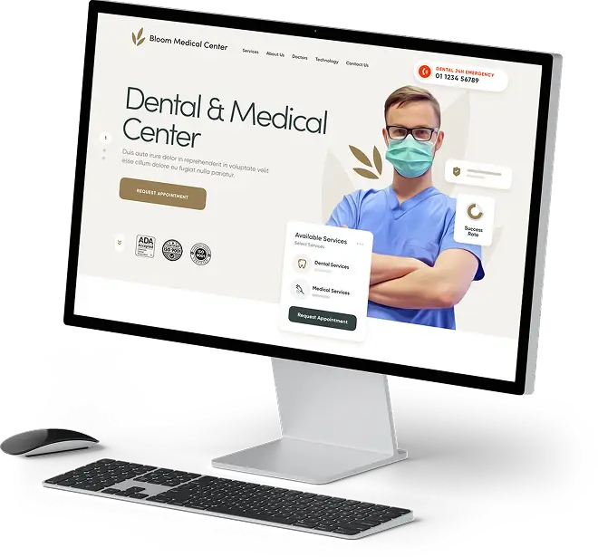 Dental & Medical Center Website Preview